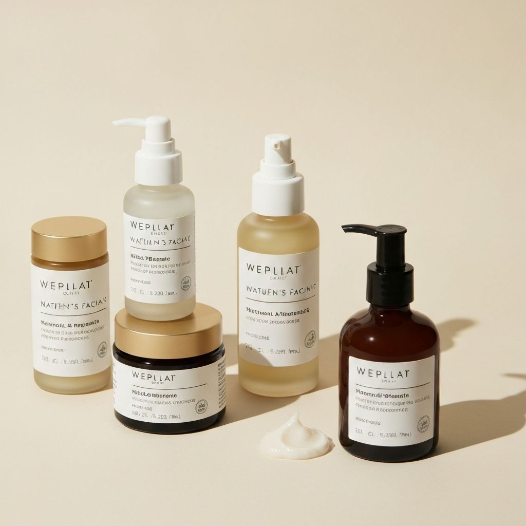 Women's skincare consultation